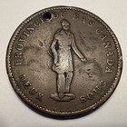 1837 Canada One Penny Bank Token  Free Shipping