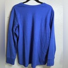 Duluth Thermal Waffle Knit Shirt Men Xlarge Blue Heavy Cotton Base Layer Outdoor