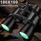180x100 High Power Military Binoculars Day night Vision Waterproof Hunting  case