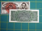 Reproduction Lincoln 50c Fractional Currency Us Paper Money Currency Copy