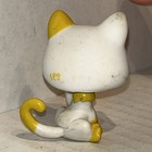 Littlest Pet Shop 2108 Lps Authentic White Orange Tan Tokyo Blythe Cat Green Eye