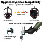 3-axis Spotting Scope Phone Adapter   Telescope Phone Mount  Universal Spotti   