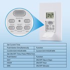 Digital Timer Switch For Lights In-wall  7-day Schedule  Requires Neutral Wire