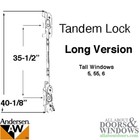 Andersen Window Tandem Sash Lock Right Hand Long Flush Mount Lock