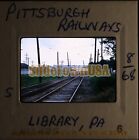 Vtg 1968 Trolley   Streetcars Slide Pittsburgh Railways Library Pa Y2n066