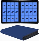 12 Pocket 720 Pockets Trading Card Binder  Ringless Side Loading Card Holder Alb
