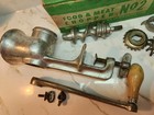 Vintage Universal No  2 Meat Grinder Clamp-on Hand Crank Usa Cast Iron Made Usa