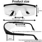 Adjustable Instrument Flight  ifr  Training Glasses  foggles  - Black