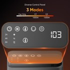 1500w Electric Space Heater Garage Forced Hot Air Fan Portable For Office Home