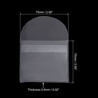 Patikil 3  X Coin Sleeves Holders  25 Pack Pocket X 3   Transparent