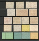 St Kitts Nevis Sg 37-47 B  37a   30a 1921 Gv Defins Set Of 16   Two Shades M m