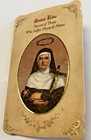 Saint Rita Of Cascia patron St Of Abused  Prayer Card   Medal   New  pcm-026