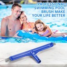 Pool Brush Head 17  Pool Brushes Cleaning Walls Curved Ends Nylon Ez Clip