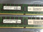 Lot  4x 64gb Micron Pc4 2933y Ddr4 2933mhz Ecc Mta72ass8g72lz-2g9  256gb Total 
