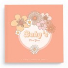 Retro Floral Baby Journal   Photo Album