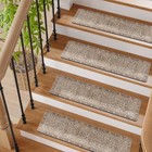 15pcs 8 x30  Non-slip Stair Treads  Polyester  pet  Carpet With Rubber Backing 