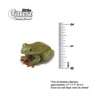 Little Critterz Frog - Green Tree Frog  pond  - Miniature Porcelain Figurine