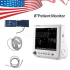 8  12  15 6  Patient Monitor Icu Ccu Vital Sign Ecg Nibp Resp Temp Spo2 Pr Us