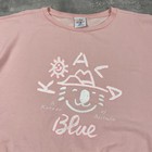 Vintage 1988 Koala Blue Sweatshirt Pink Boxy Oversized Olivia Newton John