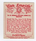 British Empire Card  18 James Hertzog  Prime Minister Of South Africa