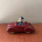 Vintage 1930 s Walt Disney s Donald Duck   Pluto     Red Car Toy Sun Rubber Co 