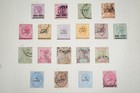 Straits Settlements   Malaya Collection Of 175  Stamps Mint   Used On Pages