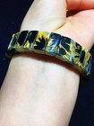 Natural Gold Rutilated Quartz  Round Beads Wealthy Bracelet Aaaaa