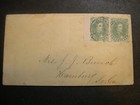 Us 1861 Confederate Postal Cover Scott 1 Hz6