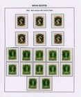 Canada Nova Scotia Qv Mint 62 Stamps