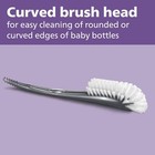 Baby Bottle And Nipple Brush  Grey 