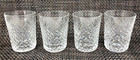 Waterford Crystal Alana 5 Oz Flat Tumblers 3 1 2  Set Of 4 Lot Mint
