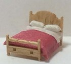 Dollhouse Miniature Set 144 Scale Country Style Bedroom Set Complete Kit  6pc 