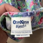 Vintage 90 s Oshkosh B gosh Baby B Gosh Floral Jumper Dress Usa Sz 18mo