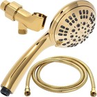 New 6 Function Handheld Shower Kit 2 5 Gpm High Pressure Polished Brass