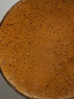 Antique 19th Century Pennsylvania Redware Slip Large Speckled Plate 