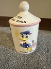 1961 Walt Disney Productions Cookie Jar Mickey Mouse Ludwig Donald Duck Ex  I8