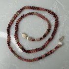100  Hawaiian Niihau Kahelelani Lei Necklace Earrings Set 14k Clasp Certificate