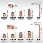 162x Threaded Hex Drive Insert Nut Fixing 1 4 -20 5 16 -18 Furniture Wood Screws