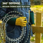 Vgo 1pair Extra-long Cuff Gardening Gloves  Puncture-proof Work Gloves ca7472 