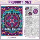 Sinload 72 Pcs Mindful Coloring Book Bulk For Adults  Diy Art Multicolor