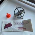 Vintage Silver Master The Forces With The Chandler Gyroscope Top Spinner Toy