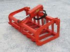48  Root Grapple And 42  Long Pallet Forks Quick Attach Attachment Combo Package