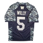 Drew Willy Winnipeg Blue Bombers Camo Reebok Cfl Jersey Size Large