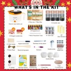 Ksedcon Complete Scented Candle 3lbs Candle Making Kit  Yellow And White