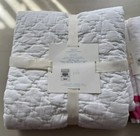 Pottery Barn Baby Quilt   Skirt Toddler New Pink   White Baby Crib Set