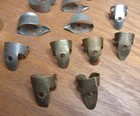  o  Lot Of 18 Vintage Brass   Steel Guitar banjo Picks  Dunlop  Showcase   