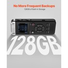 Digital Voice Recorder 128gb Voice Activated Audio Recorder With Playback