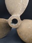 Vintage Brass  Boat Propeller 11  4 4lb Unbranded