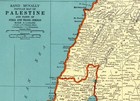 1943 Antique Palestine Map Vintage Map Of Syria Trans Jordan Jerusalem 3194
