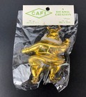 Vintage 1960 s Gold Santa Ornament Mcm Mid Century Japan Cafi Dickmal New Nos